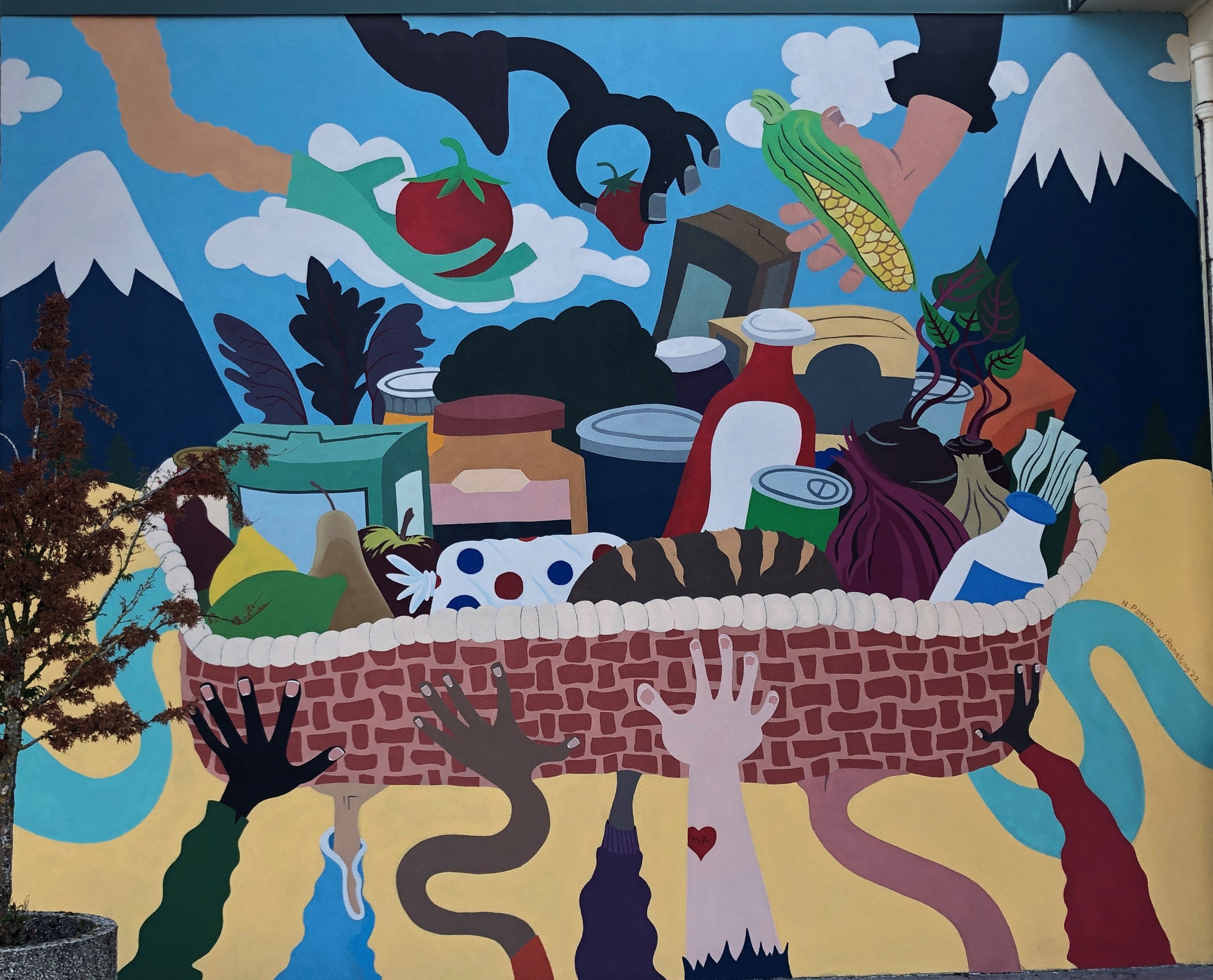 Columbia Pacific Food Bank Mural